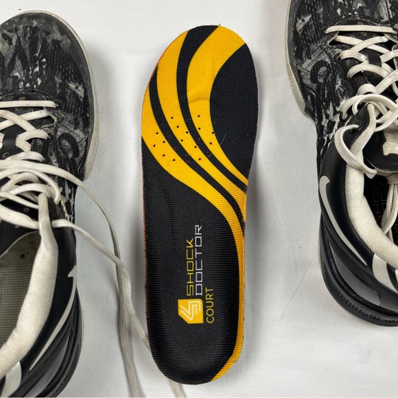 Nike Zoom Kobe 8 VIII iD Size US 8 Black/White Basketball Sneakers 586174-992 - Picture 8 of 9